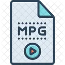 Archivo mpg  Icono