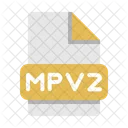 Mpv Mpeg Video Archivo De Video Icono