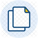 Archivo Multiple Documento Multiple Archivos Icono