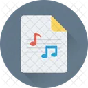 Musica Archivo Audio Icono