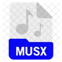 Musx Archivo Formato Icono