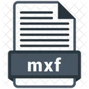 Mxf Archivo Formato Icon