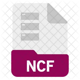 Archivo ncf  Icono