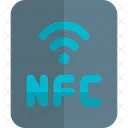 Archivo tecnología nfc  Icono