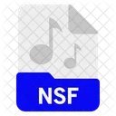 Nsf Archivo Formato Icono