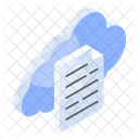 Nube Archivo Documento Icono