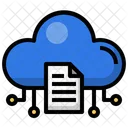 Archivo en la nube  Icono