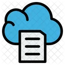 Nube Datos Documento Icon