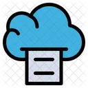 Nube Documento Imprimir Icon