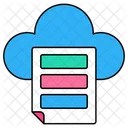 Archivo en la nube  Icono