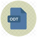 Odt Archivo Extension Icono