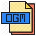 Ogm Formato De Archivo Tipo Icono