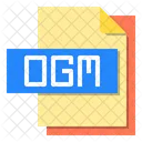 Ogm Formato De Archivo Tipo Icono