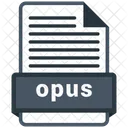 Opus Archivo Formatos Icon