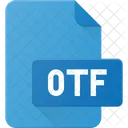 Archivo otf  Icono