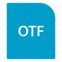 Archivo otf  Icono