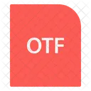 Archivo otf  Icono