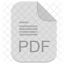 Pdf Acrobat Texto Icono