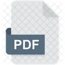 Pdf Formato De Documento Portatil Formato De Archivo Icono