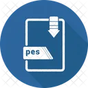 Pes Archivo Formato Icono