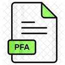 Pfa Archivo Formato Icono