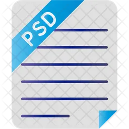 Archivo de photoshop  Icono