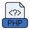 Archivo Formato De Archivo Php Icono