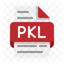 Archivo Pkl Base De Datos Formato Icono