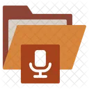 Podcast de archivos  Icono