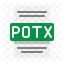 Archivo potx  Icono