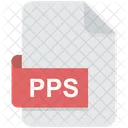 Power Point Pps Formato De Archivo Icon