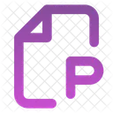 Archivo De Power Point Icono