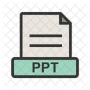 Ppt Archivo Extension Icon