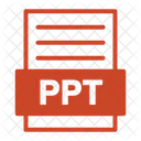 Archivo ppt  Icono