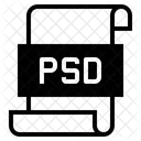 Archivo psd  Icono