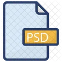 Archivo psd  Icono