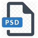 Psd Archivo Formato Icon