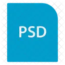 Archivo psd  Icono