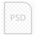 Psd Extension Archivo Icono