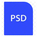 Archivo psd  Icono