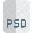 Archivo psd  Icono