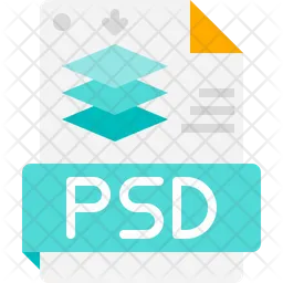 Archivo psd  Icono