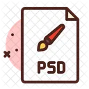 Archivo psd  Icon