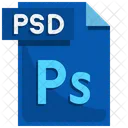 Archivo psd  Icono