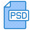 Archivo psd  Icono