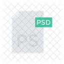 Archivo psd  Icon