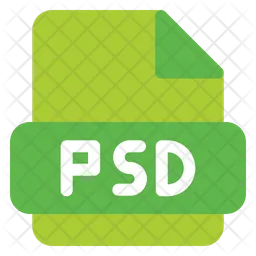 Archivo psd  Icono