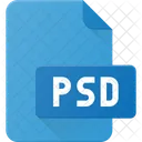 Archivo psd  Icono