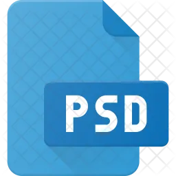 Archivo psd  Icono