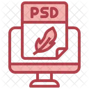 Archivo psd  Icon